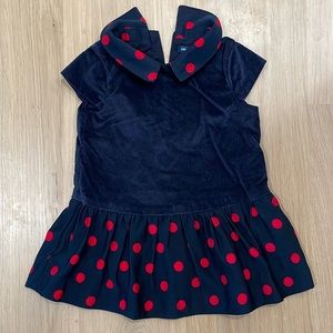 Worn once baby gap velvet dress